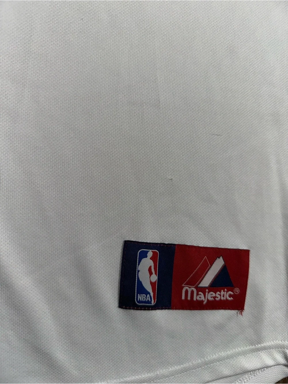 Vintage Phoenix Suns NBA Majestic baseball style jersey white mens XL